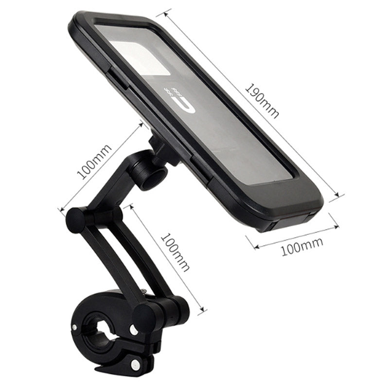 Soporte impermeable para teléfono móvil de bicicleta y motocicleta